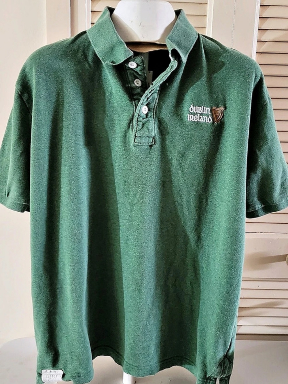Guinness Men's Green Polo Shirt